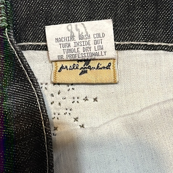 7 for all mankind jeans woman’s sz 29 the great china wall black denim - Picture 7 of 8